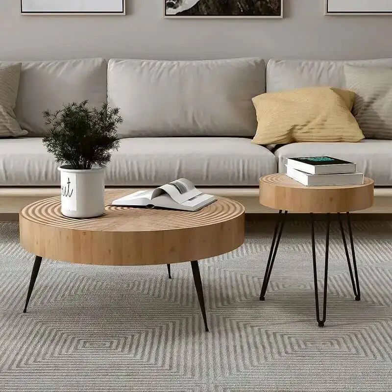 

Table Size Simple Fashion Big Japanese Side Wooden Beauty Decoration Lounge Coffee Table Clear Meubles Lounge Suite Furniture