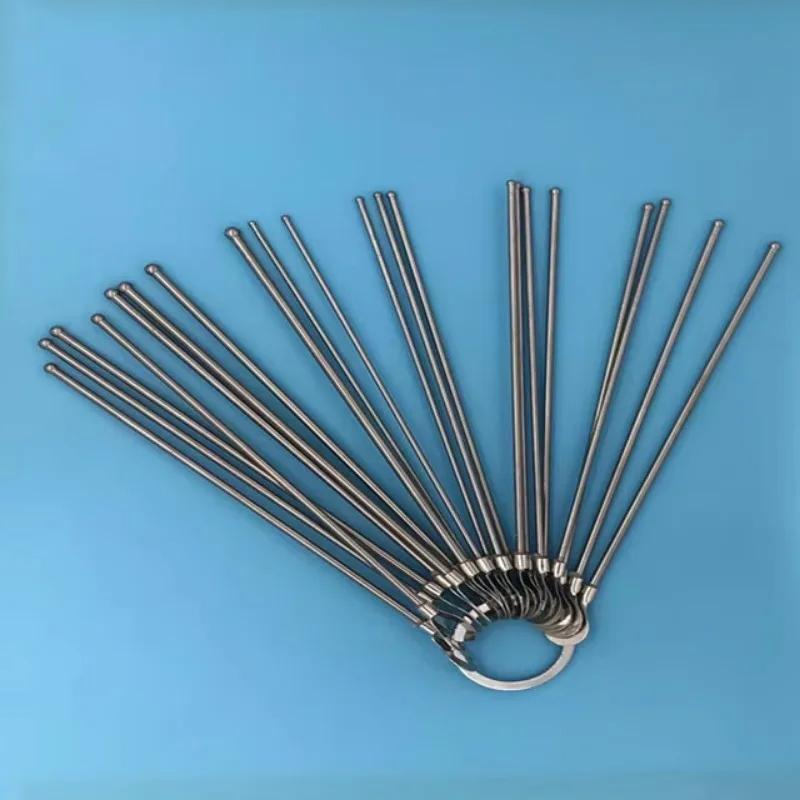 High Precision Stainless Steel Ball Head Go/No Go Plug Gauge 1.0-10MM Grinding Polishing Measurement Tool Carton Box Packing