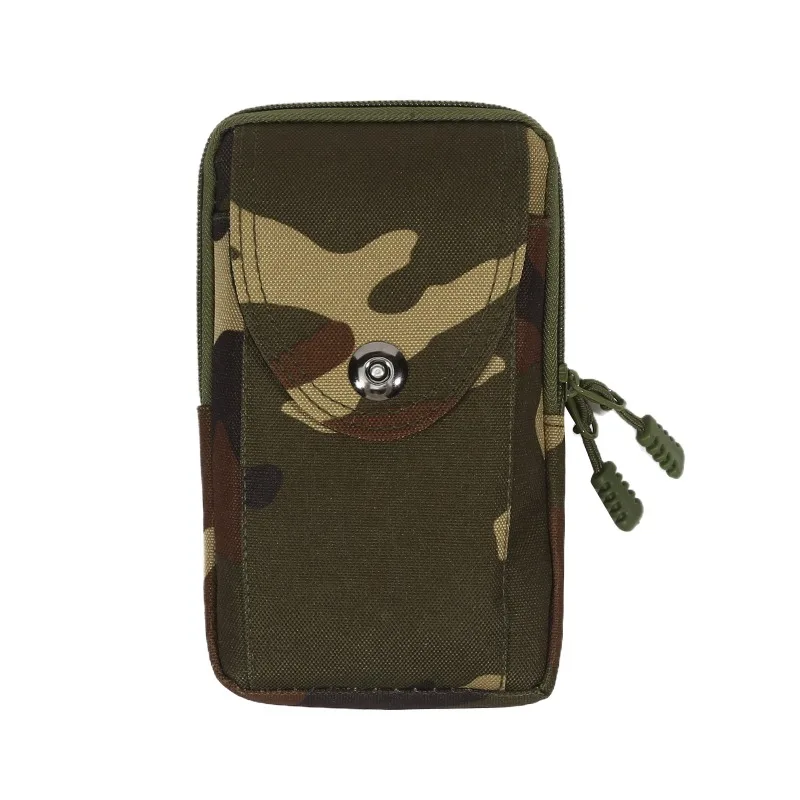 6.5Inches Canvas Waist Packs Vintage Outdoor Sport Mobile Phone Bag Men Wear Belt Waist Bag Mini Chest Bag for Boy Crossbody Bag — zdjęcie 6
