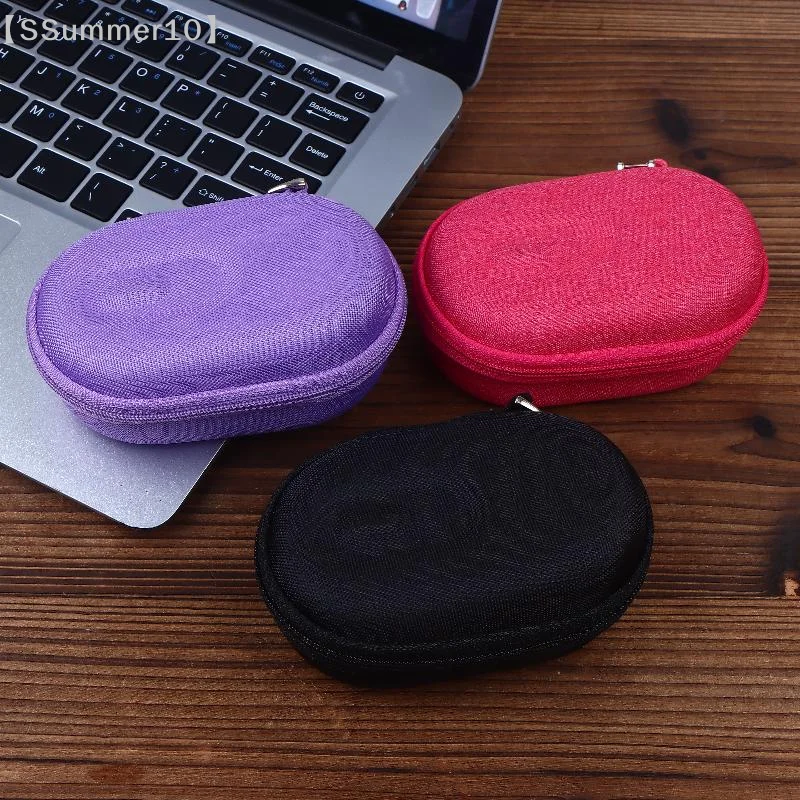 【SSummer10】Portable EVA Hard Shell Mouse Storage Case Wireless Gaming Mouse Travel Zipper Bag Anti-slip Protective Pouch【SS】