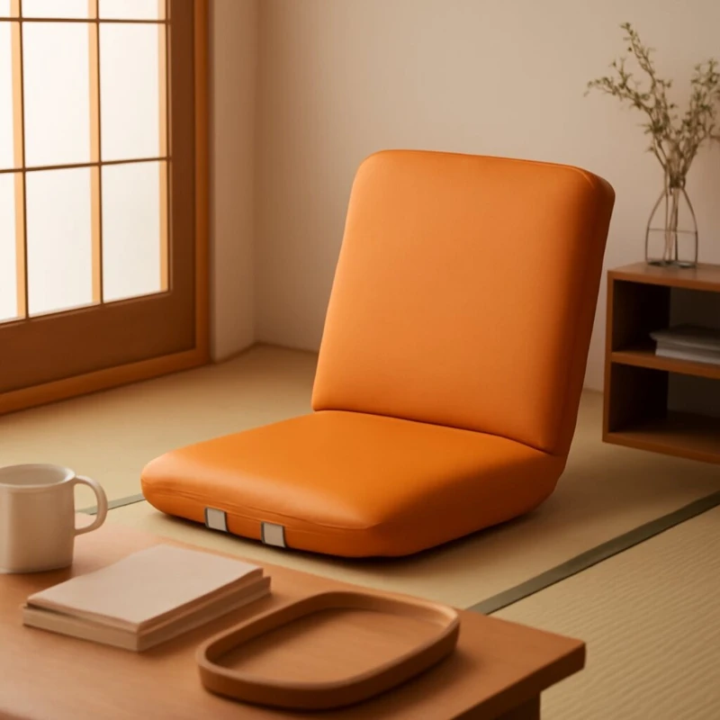 

Foldable Bed Chair for Dormitory, Tatami Floor Seat, Japanese Style Backrest, Single Mini Sofa for Home, Bay Window Lazy Sofa