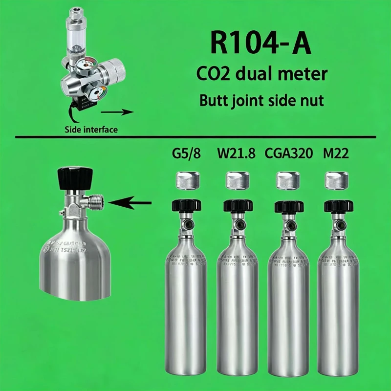 Aquarium CO2-Regler Elektromagnetisches Ventil Blasenzähler Fischbecken CO2-Steuerungssystem Fischbecken CO2-Druckminderungsventil – Detail 10