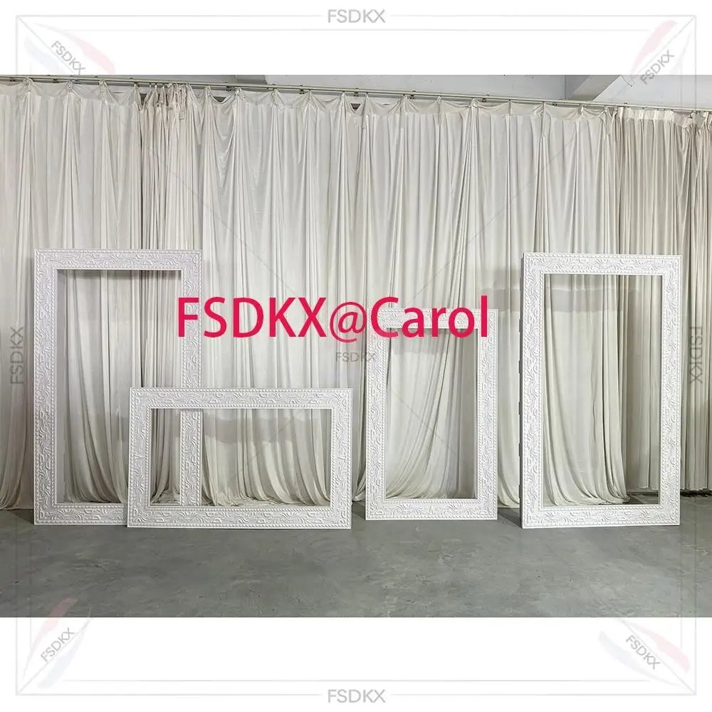 

Luxury Gold Pvc 3D Arch Modern Wedding Decoration Backdrop Event Stage Supplies Background Gold Backdrop Stand