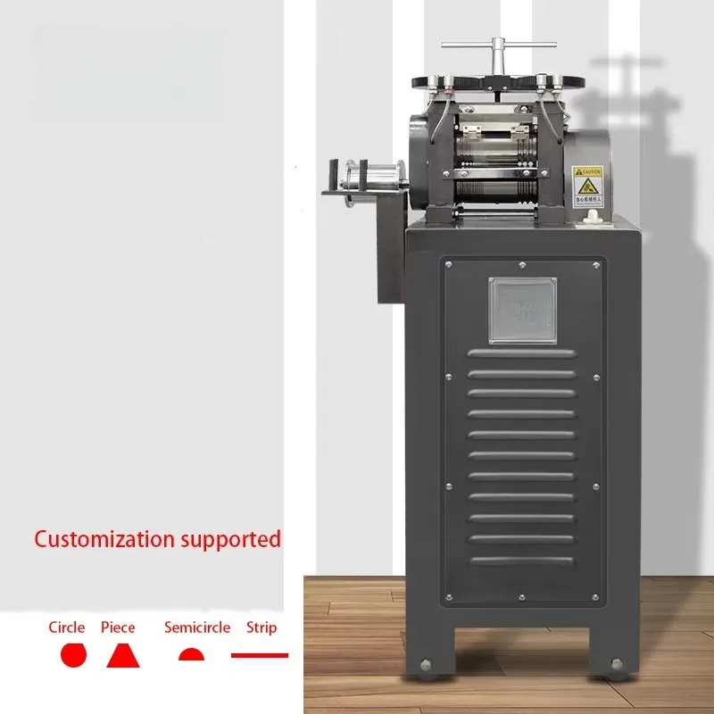 Gold Silver Copper Semi-circular Slicing Square 380v 2hp 3hp Jewelry Double Head Rolling Mill