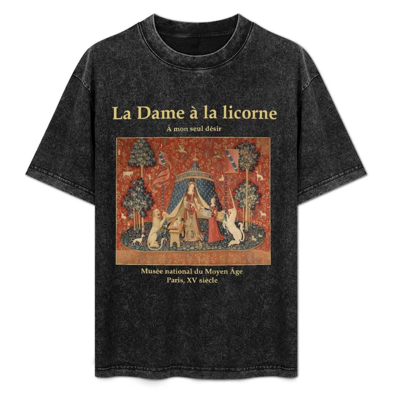 

Lady and the Unicorn - Fine Art - Medieval Aesthetics T-Shirt funny gifts Louboutins mens graphic t-shirts funny