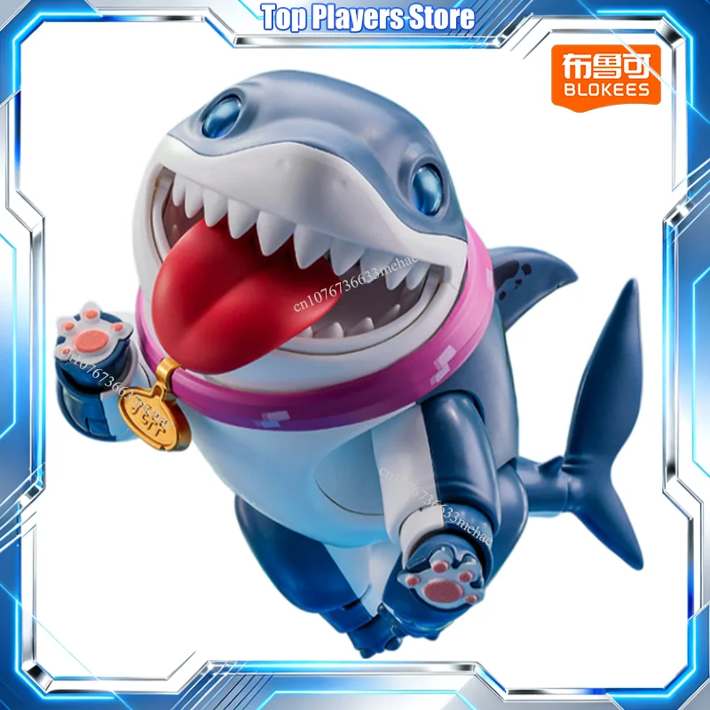Figura de Acción Original Blokees Jeff The Land Shark, Juguetes Marvel, Modelo de Ensamblaje Shark Jeff, Clase Campeón, Regalos