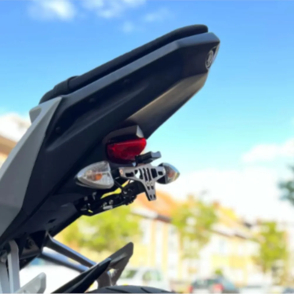 

For YAMAHA N-MAX NMAX155 NMAX125 Accessories License Plate Holder Number Plate Frame LED Light Bracket Turn Signal NMAX 125 155
