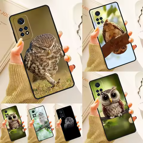 Animal Owl Case For Samsung Galaxy S24 Plus S23 S20 S21FE Lite S22 Ultra Note 20 S8 S9 S10 Phone Coque