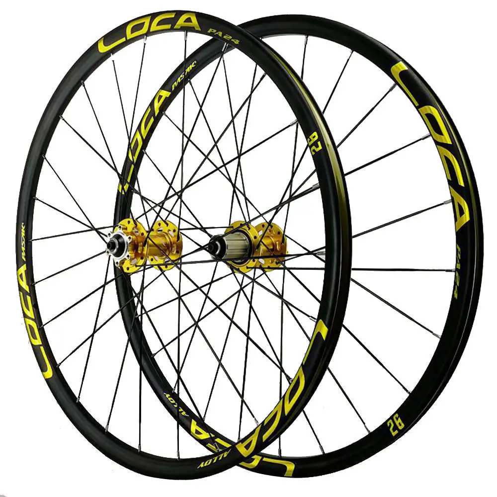 Pasak-MTB Wheelset with Disc Brake, Flat Spokes, 24H Aero Cycle, 12 Speed Cassette, HG Driver, QR, 9mm, O.D, 100mm, 135mm