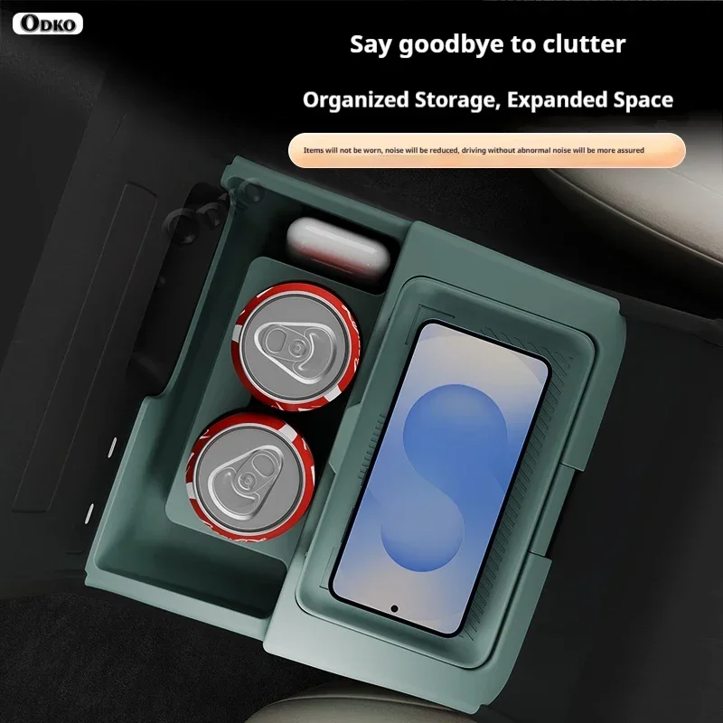 Silicone Storage Box 2025 FOR Nissan N7 Center Console Modification Anti-slip Pad Accessories Organizer Decoration