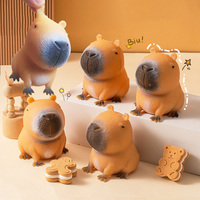 Capybara Relax Squeeze Toy TPR Novelty Cartoon Animal Anti Stress Relief Funny Creative Fidget Decompression Pinch Toy for Kid
