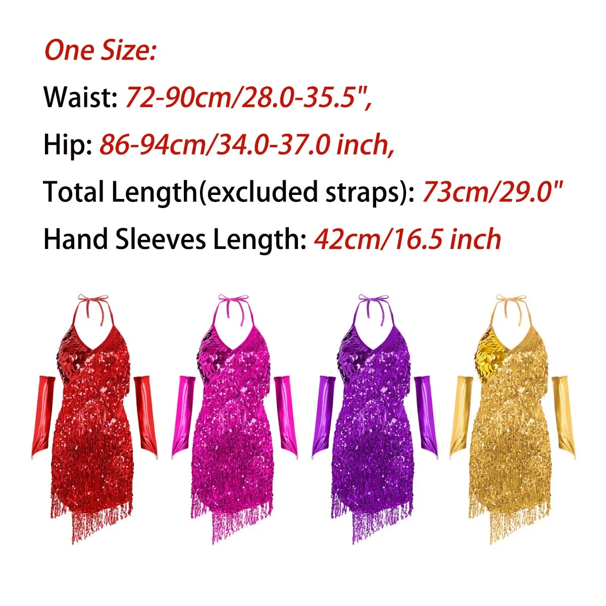 Vestido feminino de dança latina com lantejoulas halter borlas franja sem costas salsa rumba samba tango vestido de dança latina