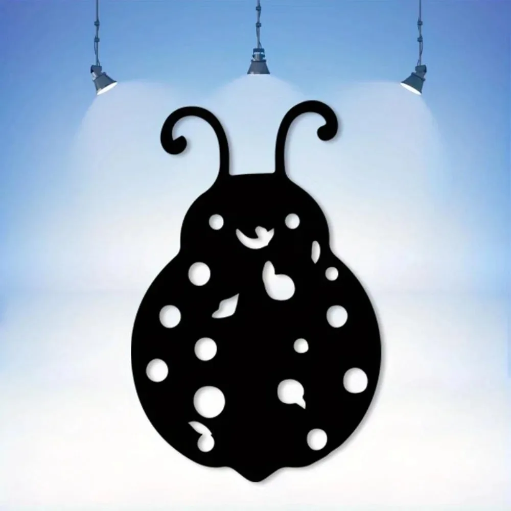 CIFBUY Ladybug Metal Wall Art Powder Coated Rustic Nature Decor for Home Office Study Gift for Collectors Hanging Ornament