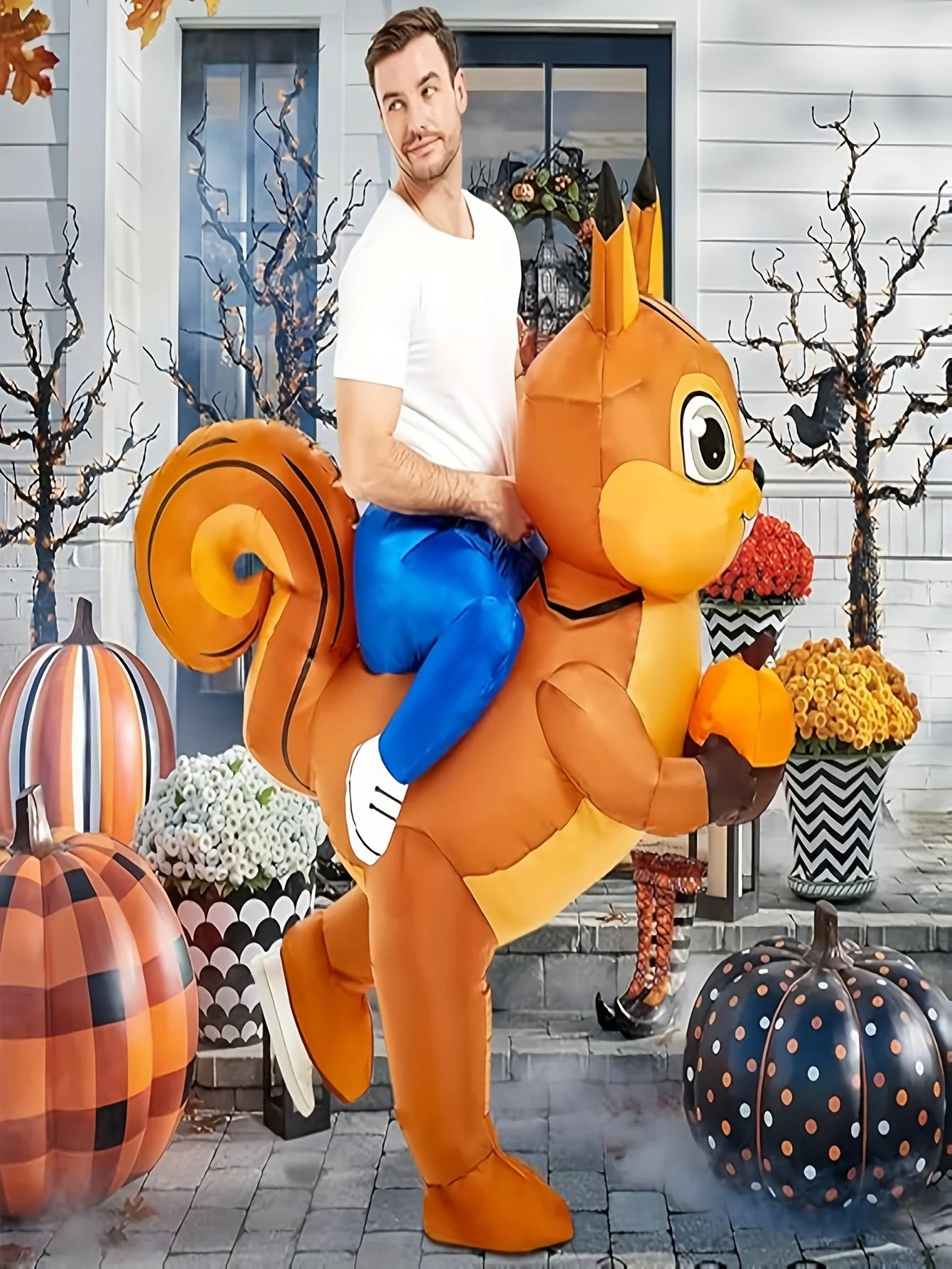 

Надувной костюм белки для карнавала, Хэллоуина, Рождества, праздничных вечеринок и ролевых игр