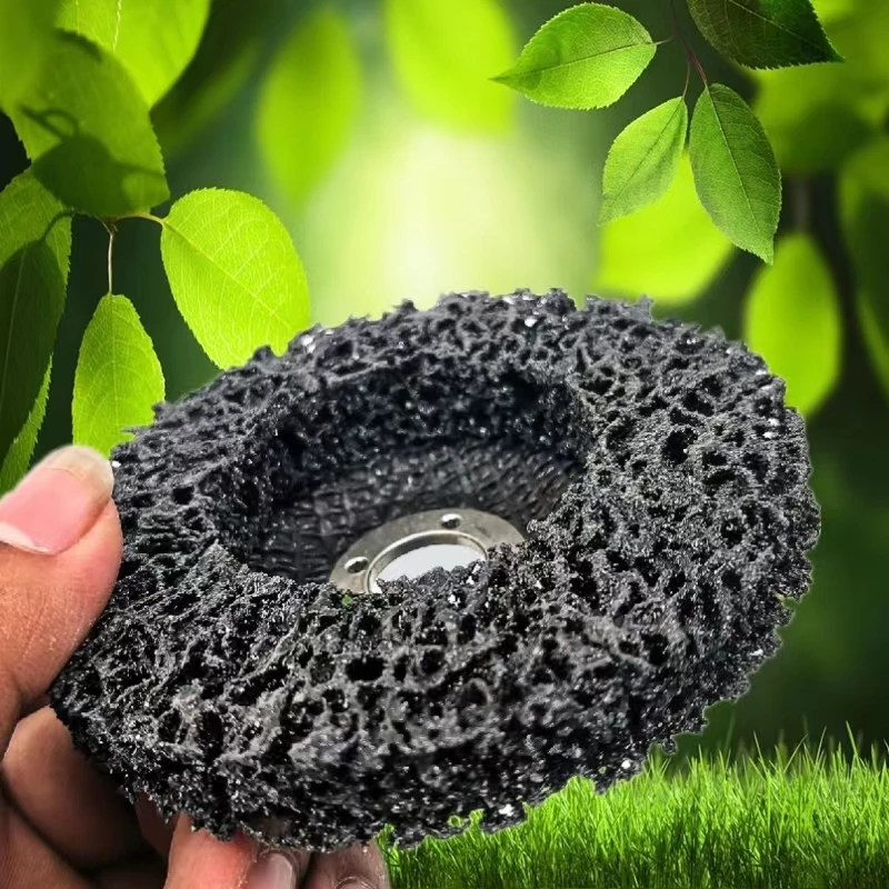 2pc 125mm Poly Streifen Disc Schleif Rad Farbe Rost Entfernung Reinigen Für Winkel Grinder