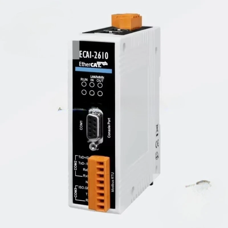 FOR ICP DAS ECAT-2610 EtherCAT To Modbus RTU Data Gateway Protocol Module Brand New Original