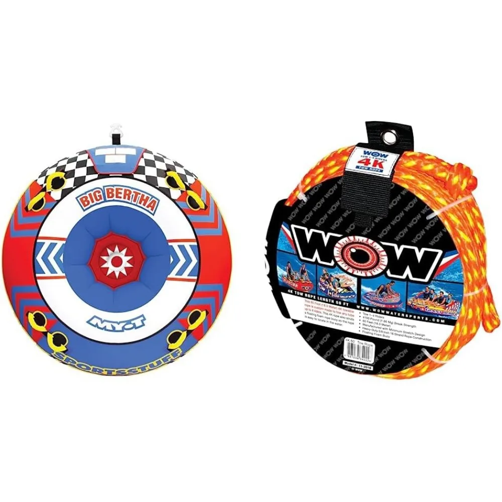 أنبوب قابل للنفخ متعدد الراكب للأنشطة المائية مع ميزة توصيل سريعة وسطح نايلون متين #6