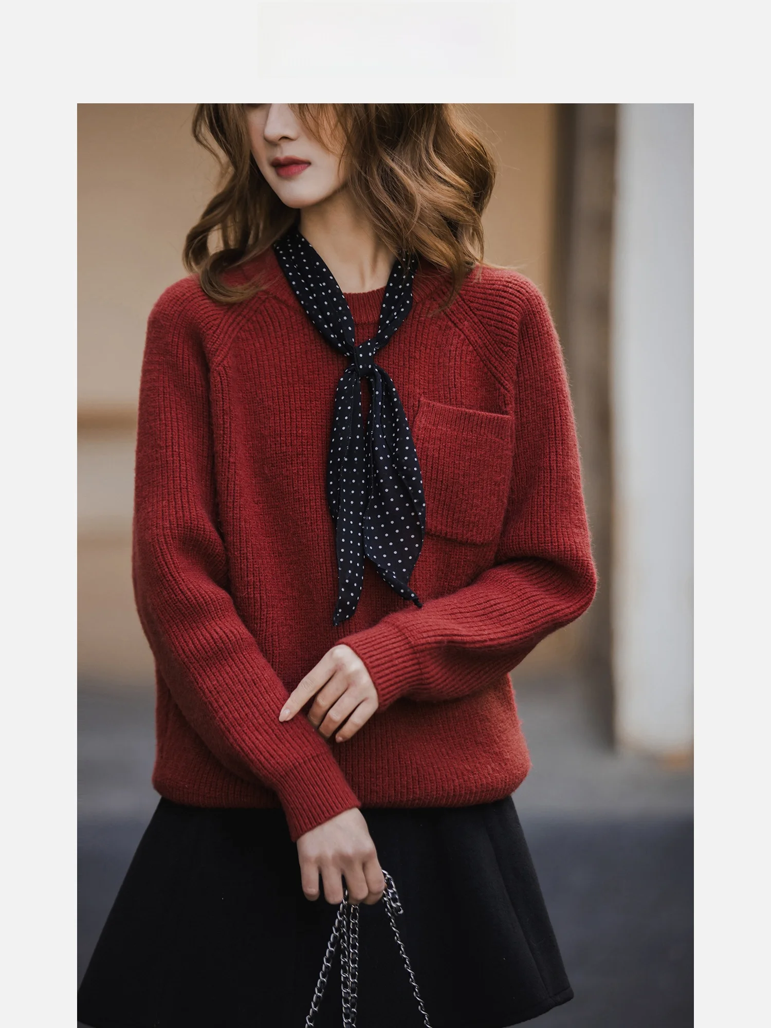 

Новый зимний женский вязаный свитер с круглым вырезом, универсальный, прямого кроя, укороченный, с длинными рукавами, для повседневной носки