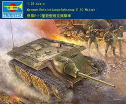 Trumpeter 00385 1/35 E-10 Tank Plastic Model Kits DIY Military Weapons TH05598-SMT6