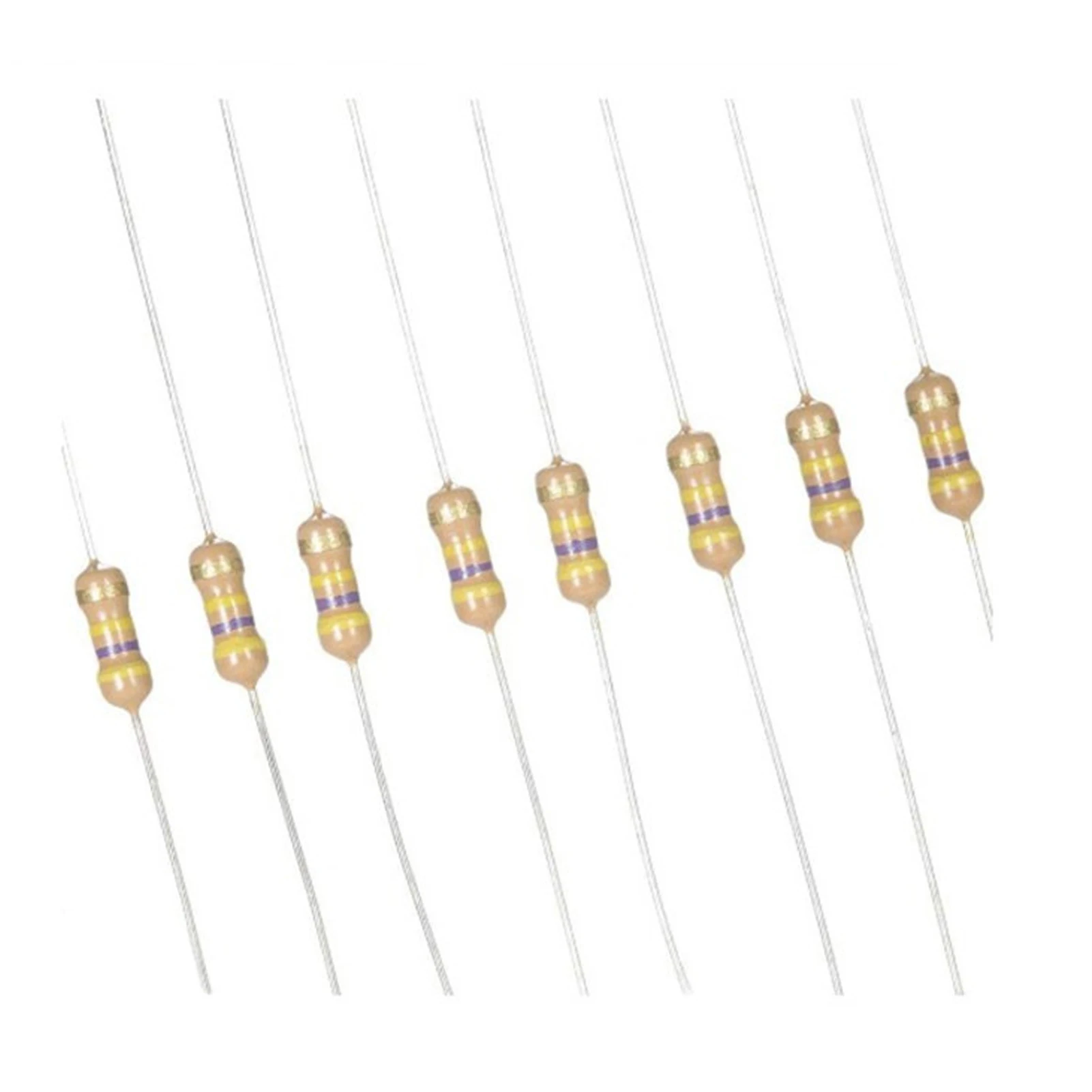 1/4W Carbon Resister 5％1R~10M Plug-in Resistance  Package Carbon Film Resistors Assorted Kit Carbon Resister