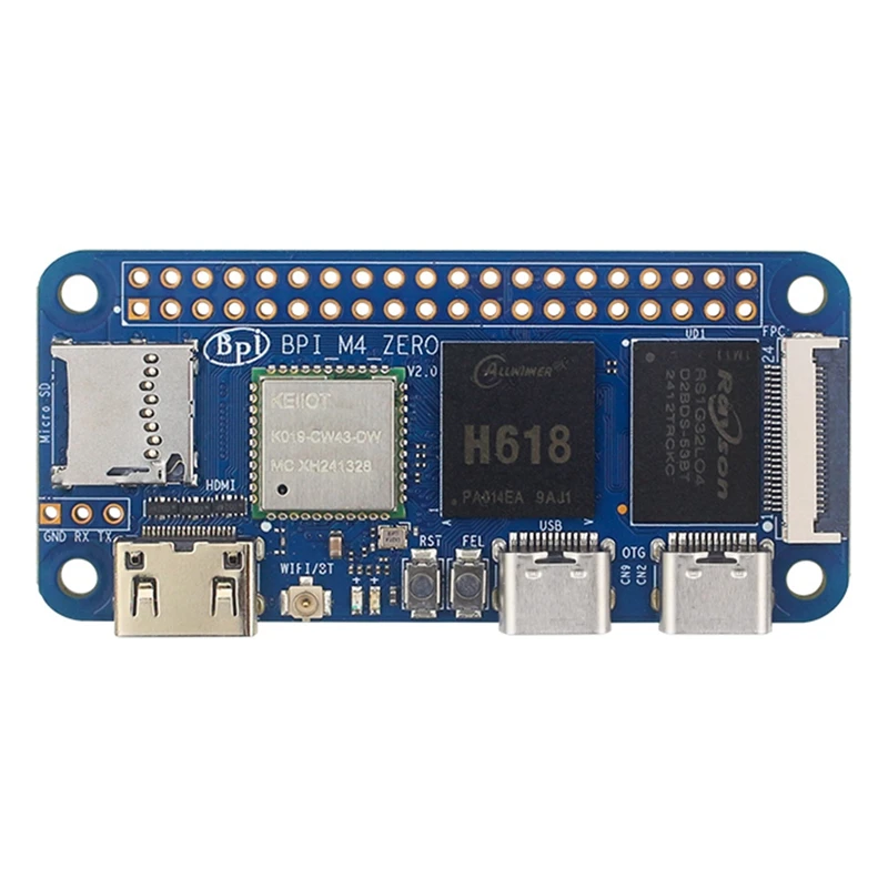 A15F-For Banana Pi BPI-M4 Zero Motherboard Allwinner H618 Linux Programming Learning ARM Cortexx-A53 Processor 2.4G/5G WIFI