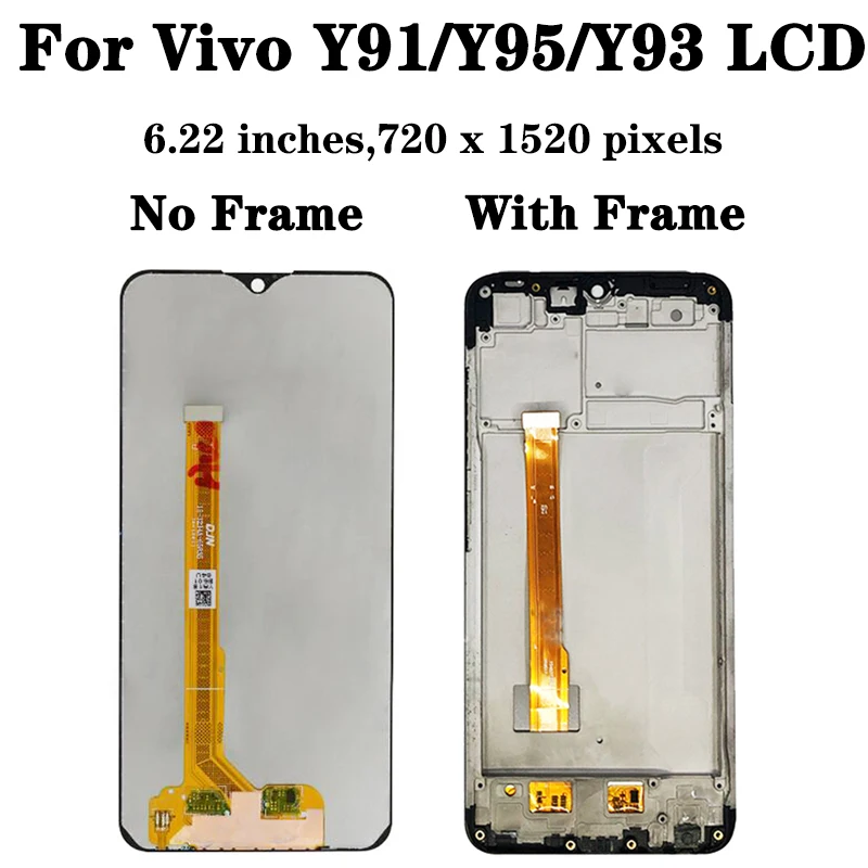 AAA+  Test For Vivo U1 Y91 Y91i Y91c Y93 Y93s Y93st Y95 Y1S LCD Display Touch Screen Digitizer Assembly Replacement Parts