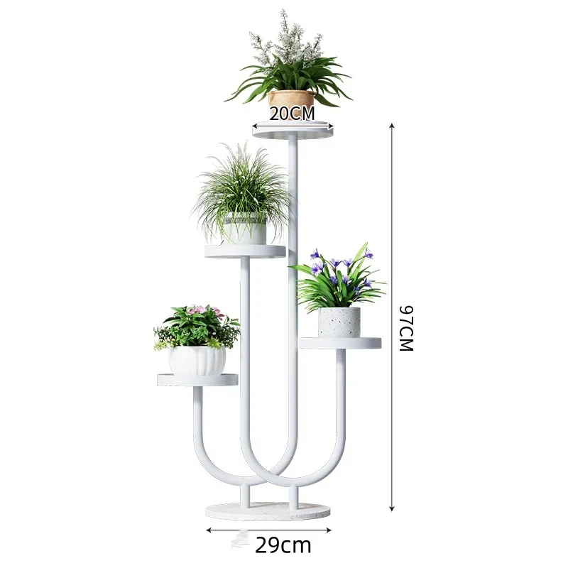 Nordic living room flower stand simple floor type light luxury multi-layer shelf indoor and outdoor balcony flower