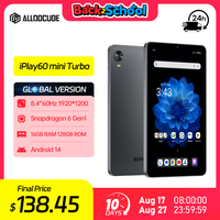 ALLDOCUBE iPlay60 mini Turbo Tablet 8.4 Inch Snapdragon 6 GEN1 Android 14 16GB(8GB+8GB Virtual) RAM 128GB ROM 5500mAh Tablet