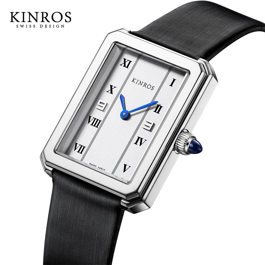 KINROS-Montre de Luxe à Quartz pour Femme, Marque de Mode, Étanche, Miroir Saphir, Petite Ceinture Carrée