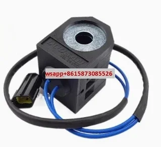 Excavator 55 150 215 225 300-5/7/9 pilot safety lock solenoid valve coil