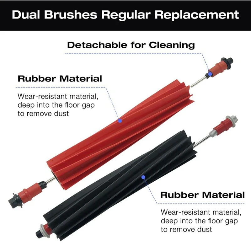 Para roborock s8 maxv ultra robô aspirador de pó escova lateral principal mop filtros hepa sacos pó acessórios