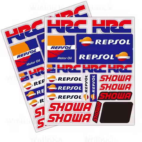 Motorcycle Reflective Stickers Racing Helmet Waterproof Decal Accessories For CB CBR 1000RR CB650R CB400R CB500F 250R CBF150R