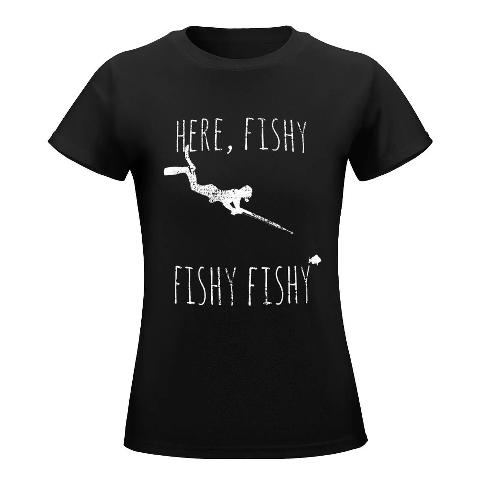 Spearfishing Spearfishing Spearfishing T-Shirt summer top tops Female clothing Summer Women's clothing