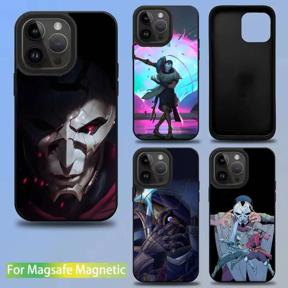 

K-Khada J-Jhin Game L-LOL Phone Case For iPhone 16,15,14,13,12,11,Pro,Max,Plus,Mini,SE New Magsafe Magnetic Wireless Charging