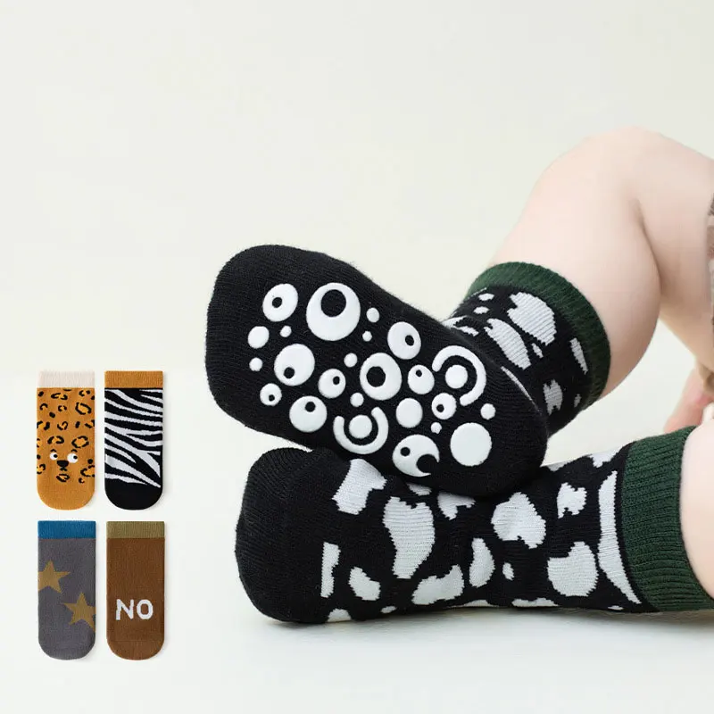 

Baby Floor Socks Autumn Winter Socks for Kids Fashion Indoor Full Bottom Anti Slip Cartoon Children's Socks Toddler Shoes