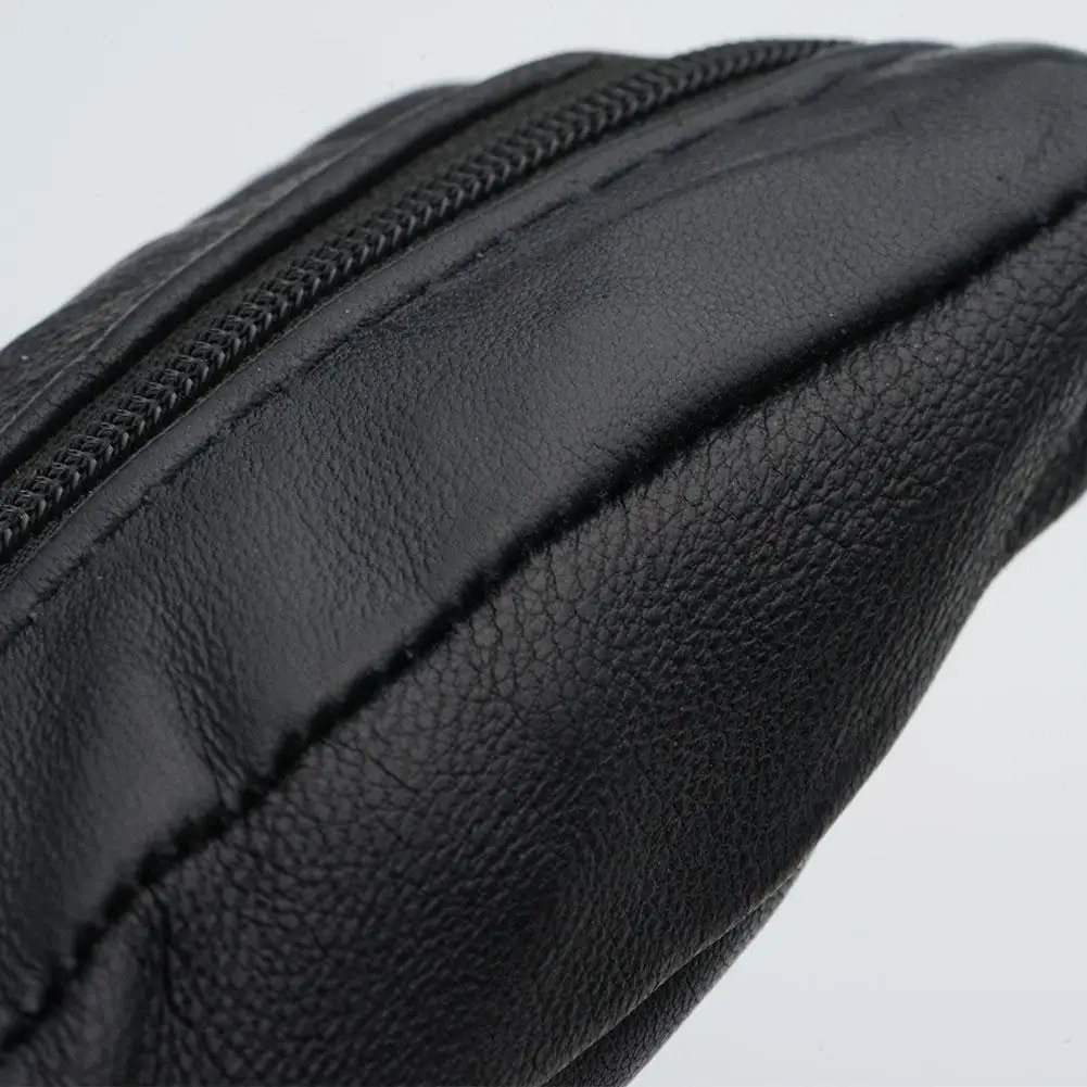 Modischer Schlüsselanhänger aus echtem Leder, Kleingeldtasche, Clutch, Schlüsselhalter, Organizer, tragbare Mini-Münzaufbewahrung für Männer und Frauen – Detail 5