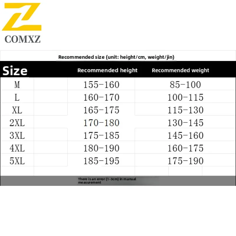 COMXZ الرجال الخريف الشتاء سميكة الدافئة المضادة للبرد العصرية العلامة التجارية حجم كبير سترة قصيرة الرياضة في الهواء الطلق معطف الخبز مبطن بالقطن