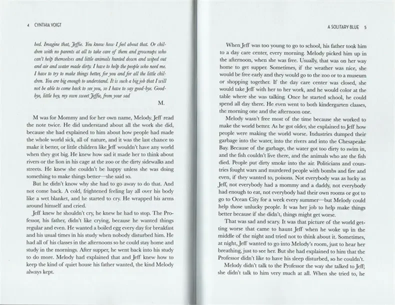The Tillerman Cycle 3 A Solitary Blue, Children's books aged 9 10 11 12 English books, Bildungsroman novels 9781442428805
