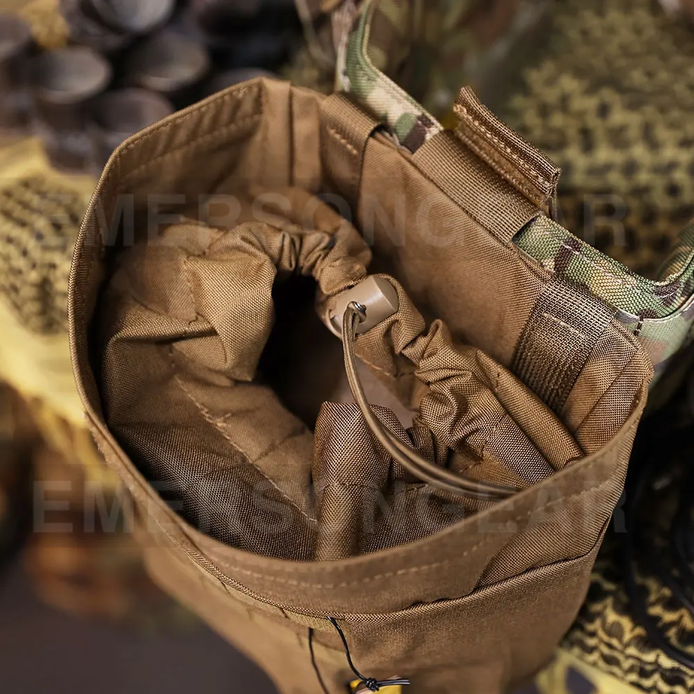 

Чехол для переработки журнала Emersongear для USMC Mag, сумка для восстановления, охота, страйкбол, пеший туризм, инструмент, нейлоновый карман на шнурке для кемпинга