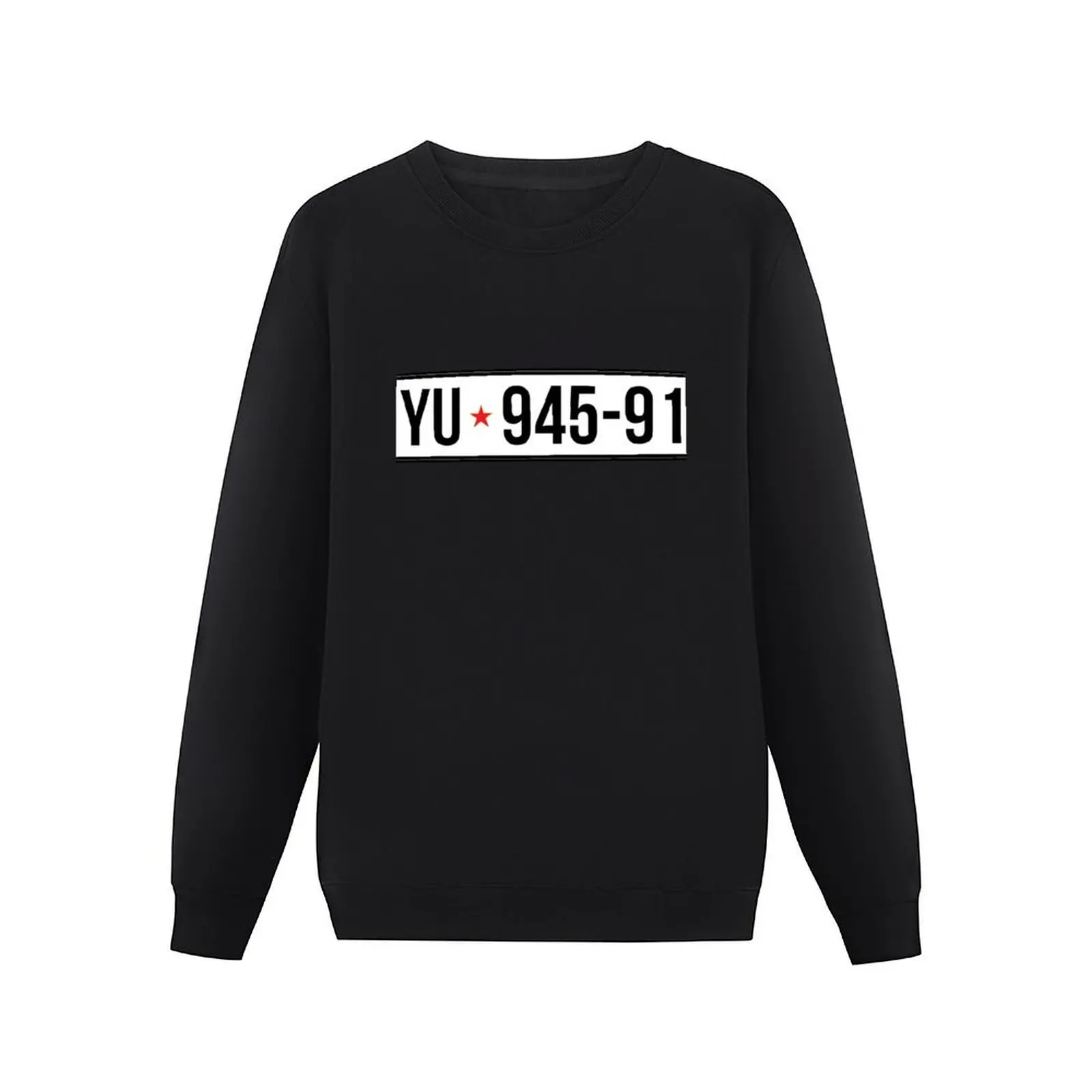 Ex Yugoslavia Jugoslavija SFRJ Auto Registracija Registration Plate Pullover Hoodie graphic t shirts men graphic sweatshirts