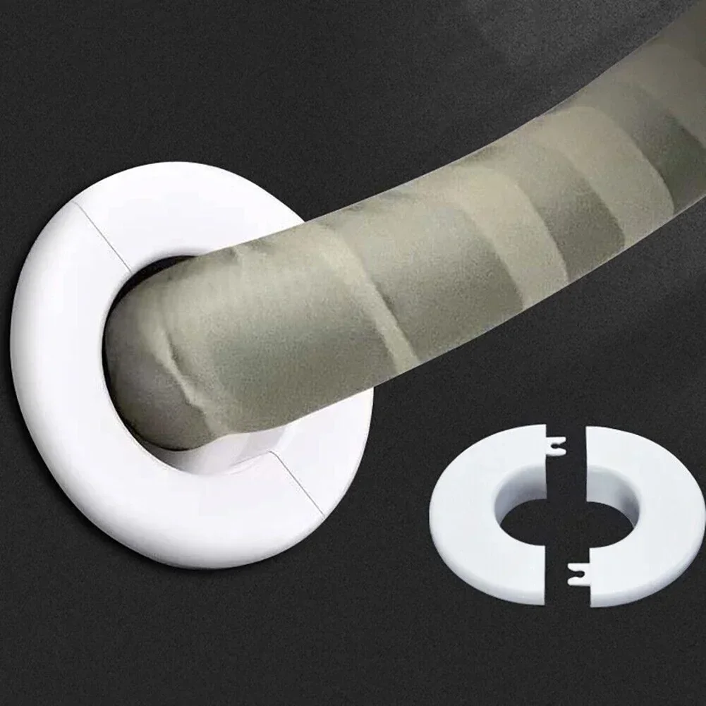 

40-80mm Plastic Air Conditioning Pipes Wall Decorative Cover Cable Entry Cable Passage Hole Shielding Cover