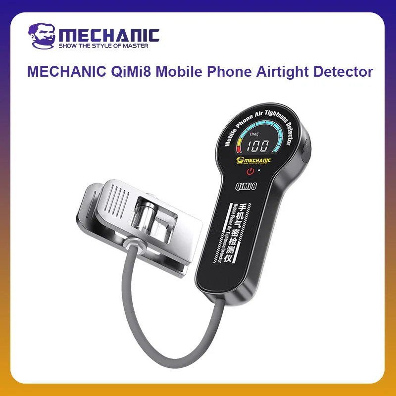 

MECHANIC OFFICIAL QiMi8 Mobile Phone Airtight Detector Digital Display For Phone Vacuum Waterproof Leak Sealing Detection