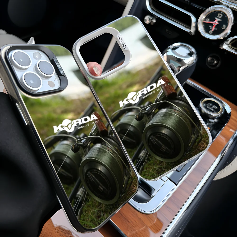 Epc Korda Fishing Tackle Phone Case IMD Phone Case For IPhone 16 15 14 13 12 11 Pro Max Plus Color Silver Cover