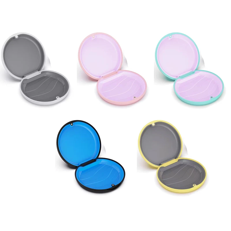 Braces Orthodontic Case Dental Retainer Box Case Magnetic Aligner Mouth Guard Container For Teeth Travel False Denture Boxes