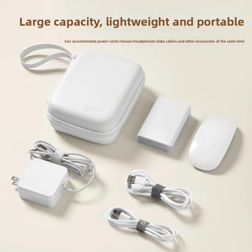 حقيبة سماعة رأس من الجلد EVA مقاومة للصدمات، حقيبة تخزين رقمية EVA مقاومة للغبار، محمولة ومقاومة للاهتراء