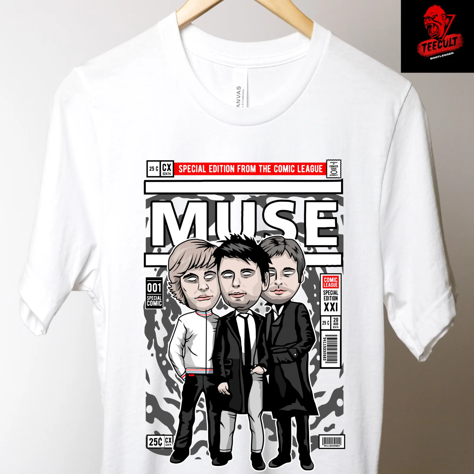 

MUSE Alternative Rock Music Band Tee Unisex Heavy Cotton T-Shirt S–3XL