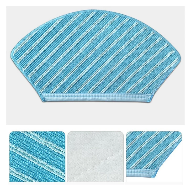 12PCS For Midea M7 Pro I10 M71CN R20M01BM71CN Vacuum Cleaner Parts Mop Cloths Rag Replacement Parts Accessories-Y48A