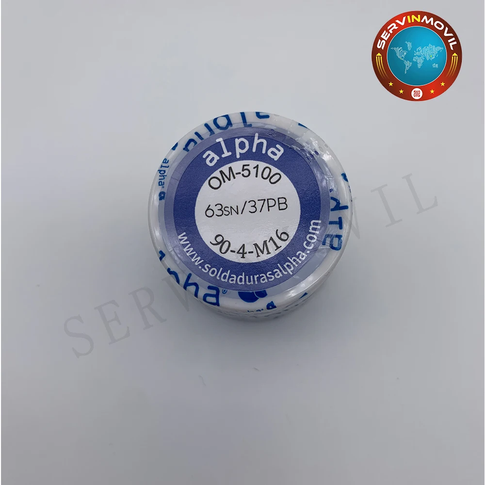 Alpha OM5100 Original Solder Tin Paste 30g Welding Flux Soldering Cream Sn63/Pb37 Repair PCB BGA CPU LED Rework Tools