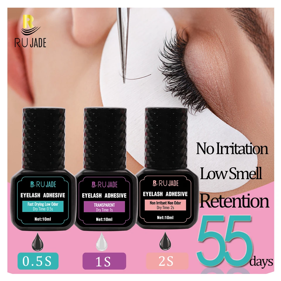 Fast Drying Adhesive False Eye Lash Extension Glue Long Lasting Grafting Lashes Glue 5-7 Weeks No Irritation Lash Glue Adhesive