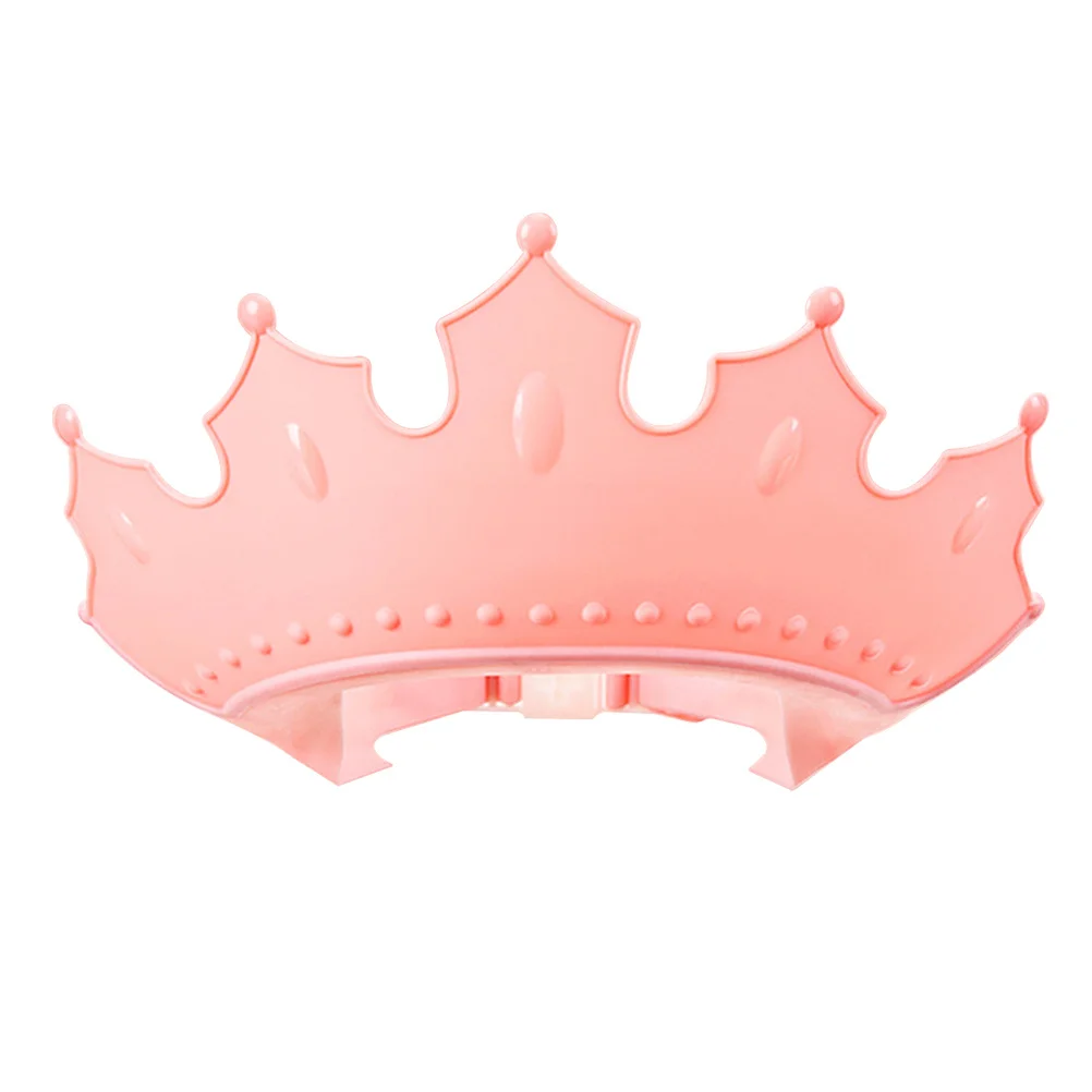 Kids Washing Hair Hat Adjustable Crown Shape Waterproof Shampoo Hat Protects Eyes Ears from Water Shampoo Ideal for Children's